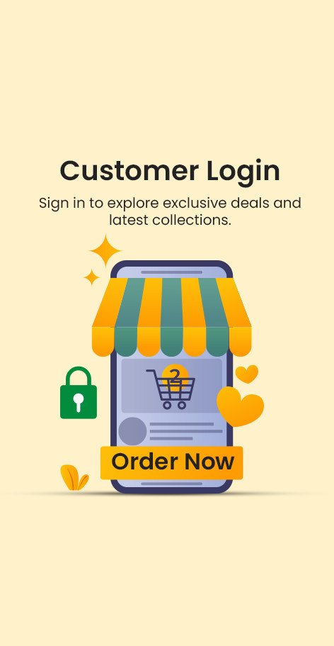 Customer Login Page Image