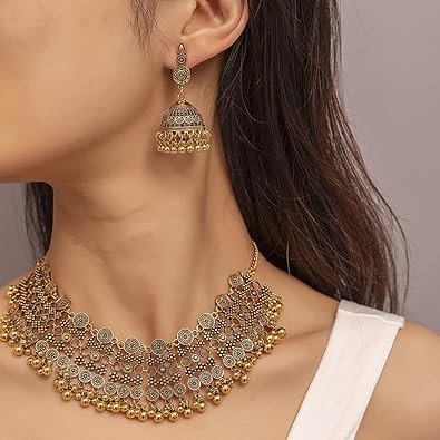 Retro Indian Traditional Jewellery Set For Women Bridal