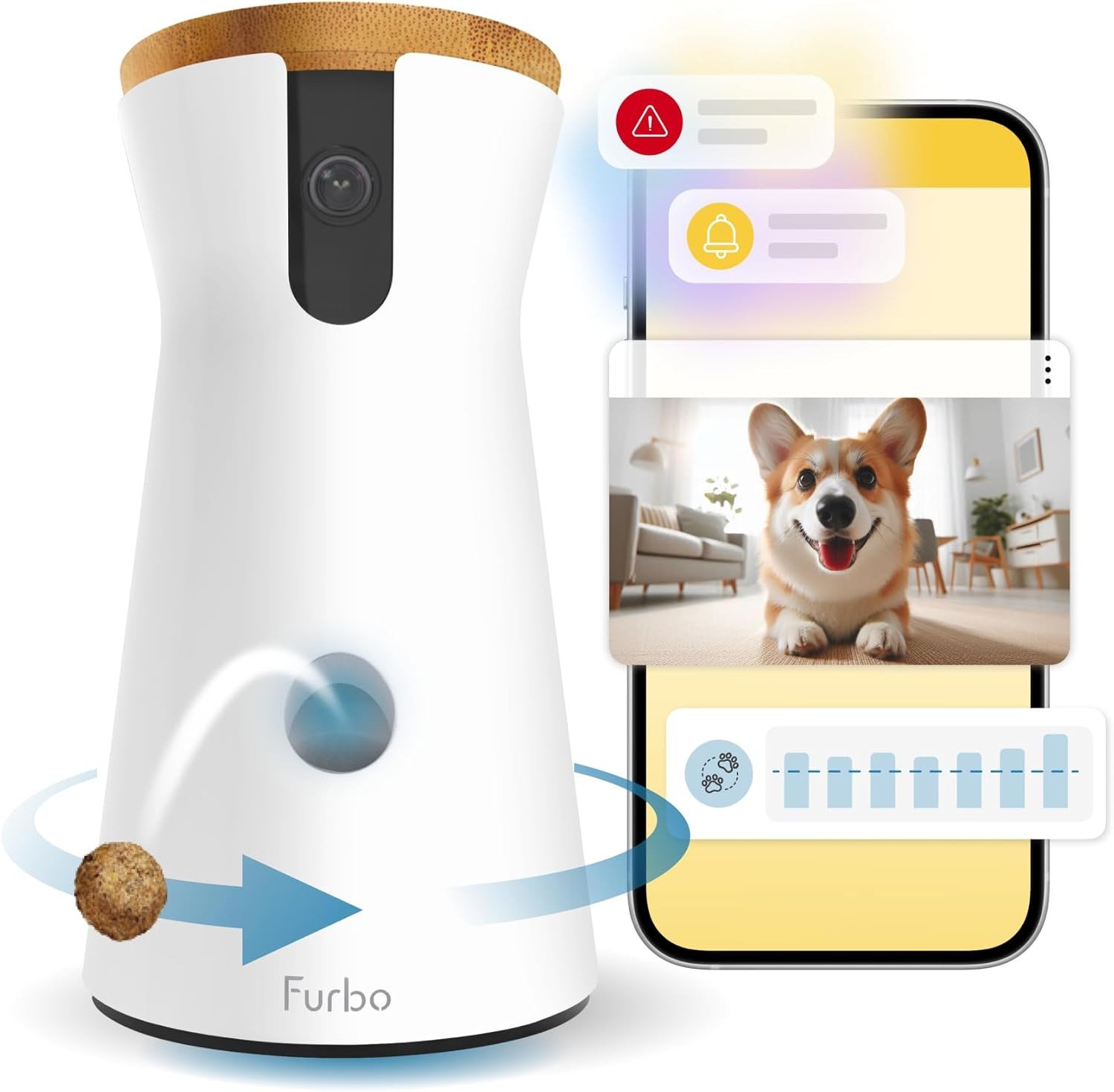 PAPIFEED 5G WiFi Automatic Cat Feeders